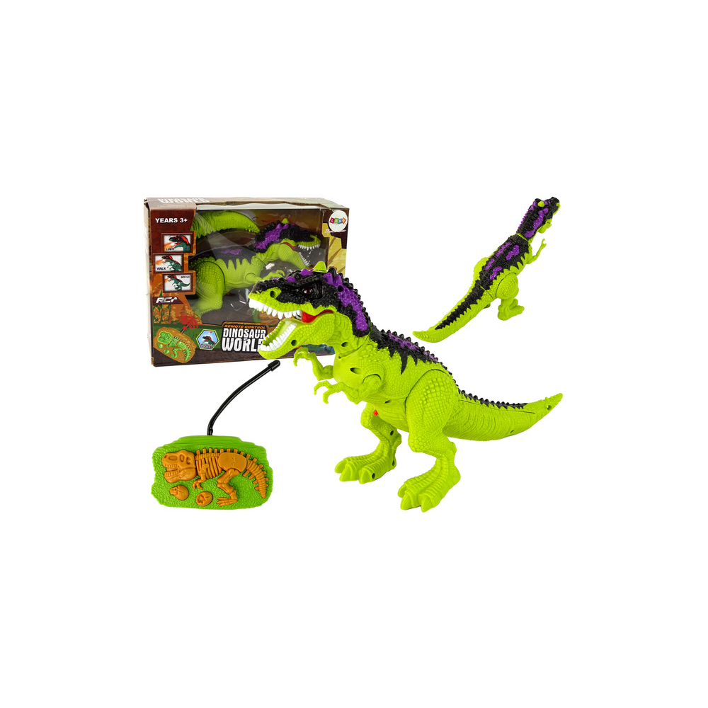 Nuotoliniu būdu valdomas dinozauras Šviesos garsai Žalioji-Žaislai, Interaktyvūs žaislai-e-vaikas