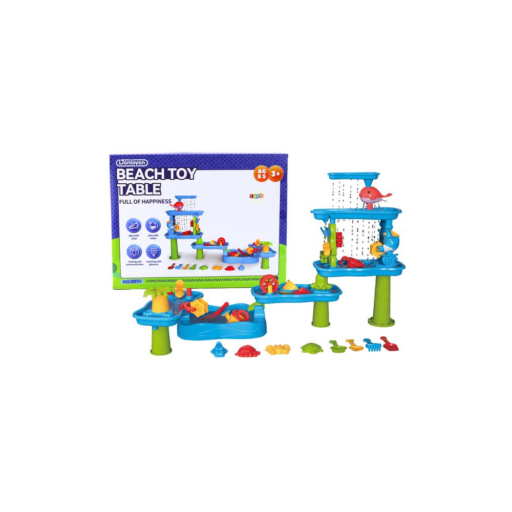 Didelis interaktyvus vandens parko stalas Smėlio formos malūnai-Žaislai, Lauko žaislai, Vandens ir smėlio žaislai, Smėlio ir van