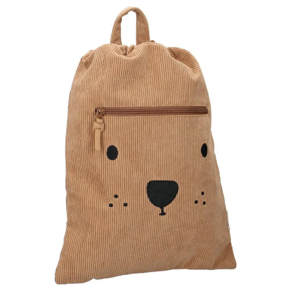 Kuprinė „Beary Excited“ ruda, „KIDZROOM“-Drabužiai ir aksesuarai, Aksesuarai, Rankinės, kuprinės, lagaminai-e-vaikas