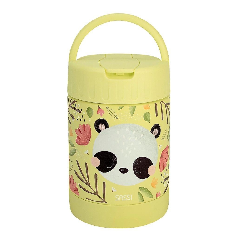 Vaikiškas pietų termosas 350 ml SASSI Panda-Maitinimui, Indai, įrankiai, gertuvės, Termo indai-e-vaikas