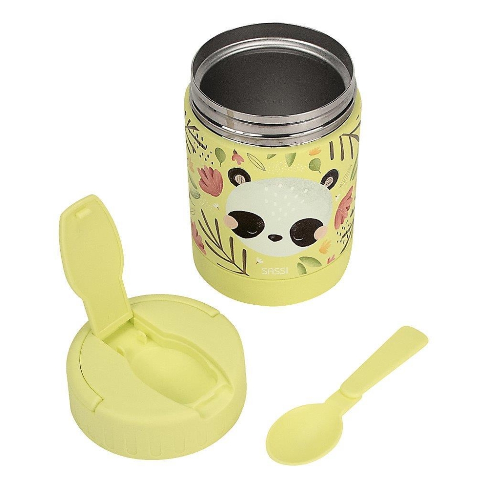 Vaikiškas pietų termosas 350 ml SASSI Panda-Maitinimui, Indai, įrankiai, gertuvės, Termo indai-e-vaikas
