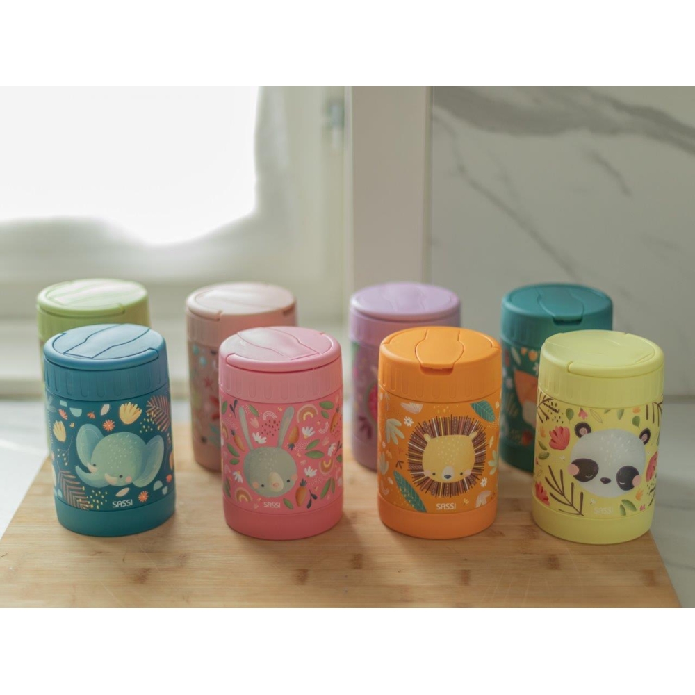 Vaikiškas pietų termosas 350 ml SASSI Panda-Maitinimui, Indai, įrankiai, gertuvės, Termo indai-e-vaikas