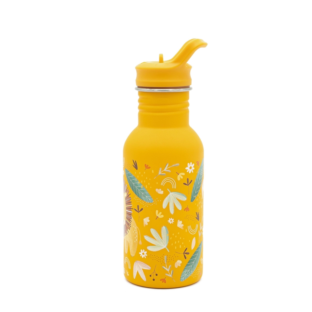 Nerūdijančio plieno vandens gertuvė, 500 ml, SASSI Liūtas-Maitinimui, Indai, įrankiai, gertuvės, Puodeliai, gertuvės-e-vaikas