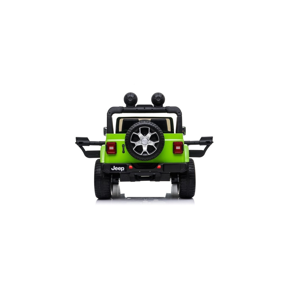 "Jeep Rubicon 4x4" akumuliatoriaus baterija Žalioji-Elektromobiliai vaikams, Visureigiai-e-vaikas