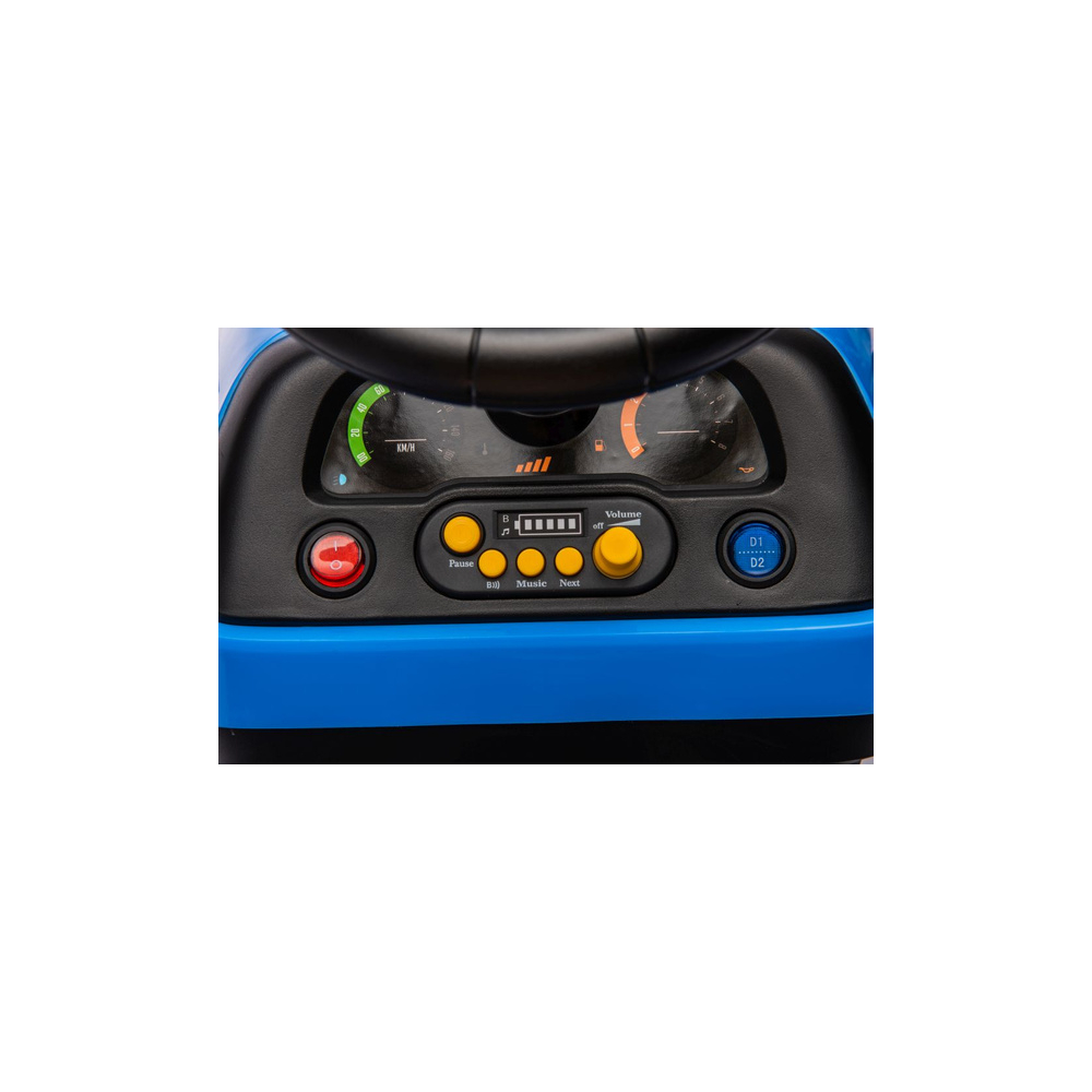 Elektrinis traktorius BBH-030, Blue-Elektromobiliai vaikams, Traktoriai-e-vaikas