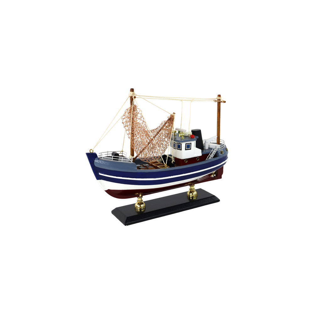 Statek Kolekcjonerski Drewniany Kuter Rybacki
