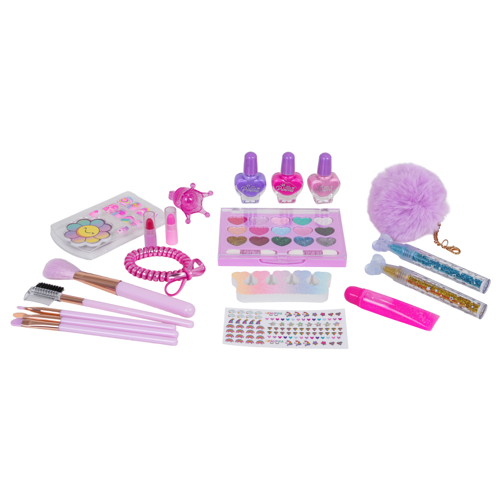 Kosmetinis rinkinys MEGA su kosmetine-Žaislai, Kosmetika, aksesuarai-e-vaikas