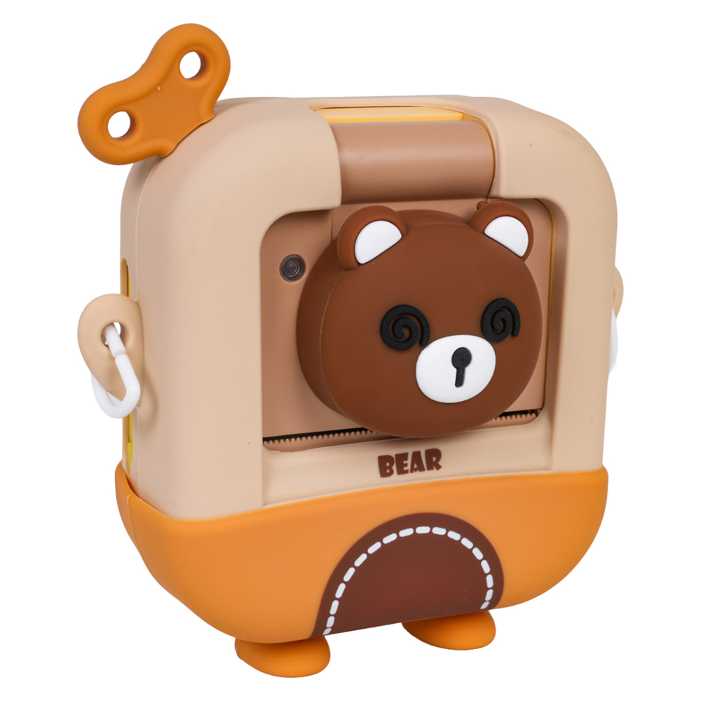 Fotoaparatas su spausdinimo funkcija Meškiukas-Žaislai, Kūrybiniai žaislai, Kūrybiniai rinkiniai-e-vaikas