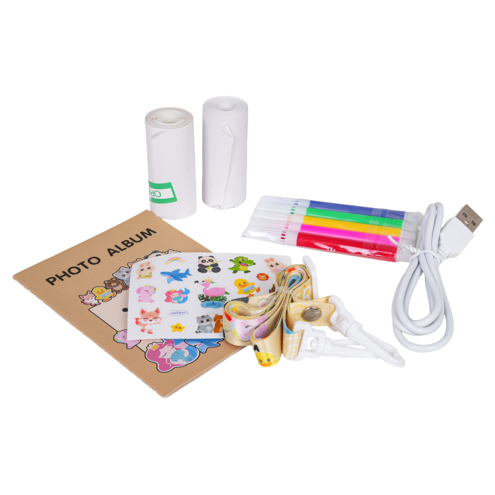 Fotoaparatas su spausdinimo funkcija Meškiukas-Žaislai, Kūrybiniai žaislai, Kūrybiniai rinkiniai-e-vaikas