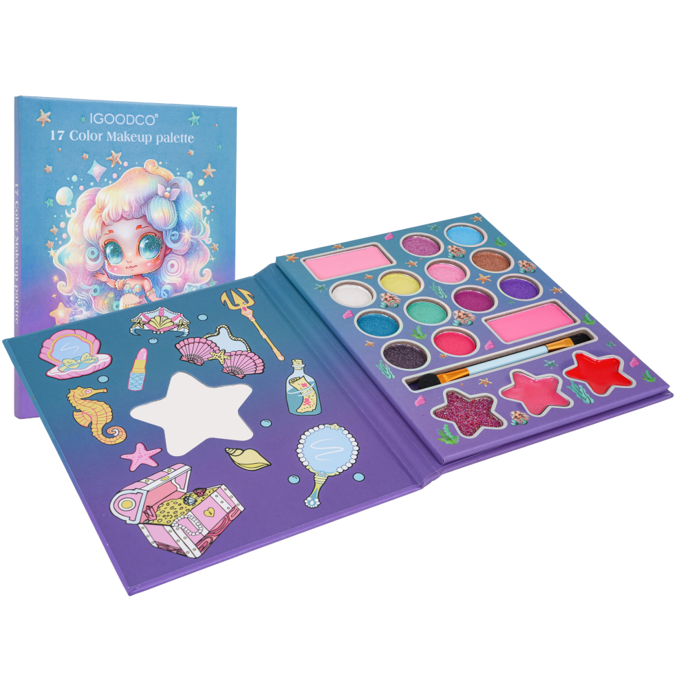 Makiažo rinkinys Blue Book Undinė-Žaislai, Kosmetika, aksesuarai-e-vaikas