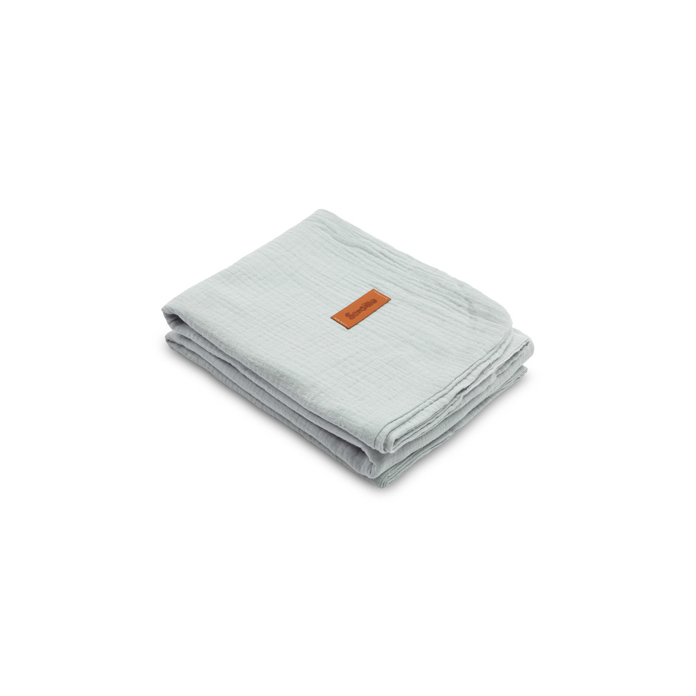 Sidabrinė muslino antklodė 75x100-Miegui, Pledukai-e-vaikas