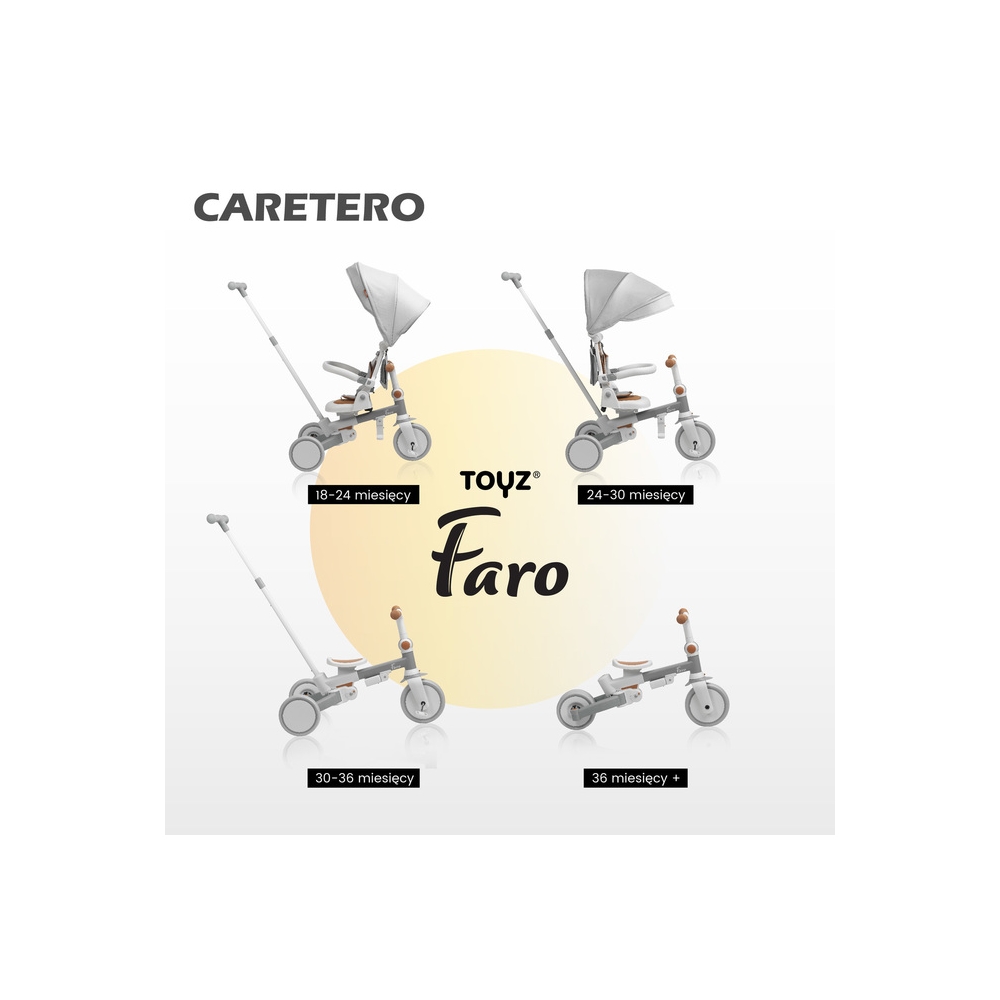3 RATŲ DVIRATIS FARO BLUE-Judėjimui, Triratukai vaikams-e-vaikas