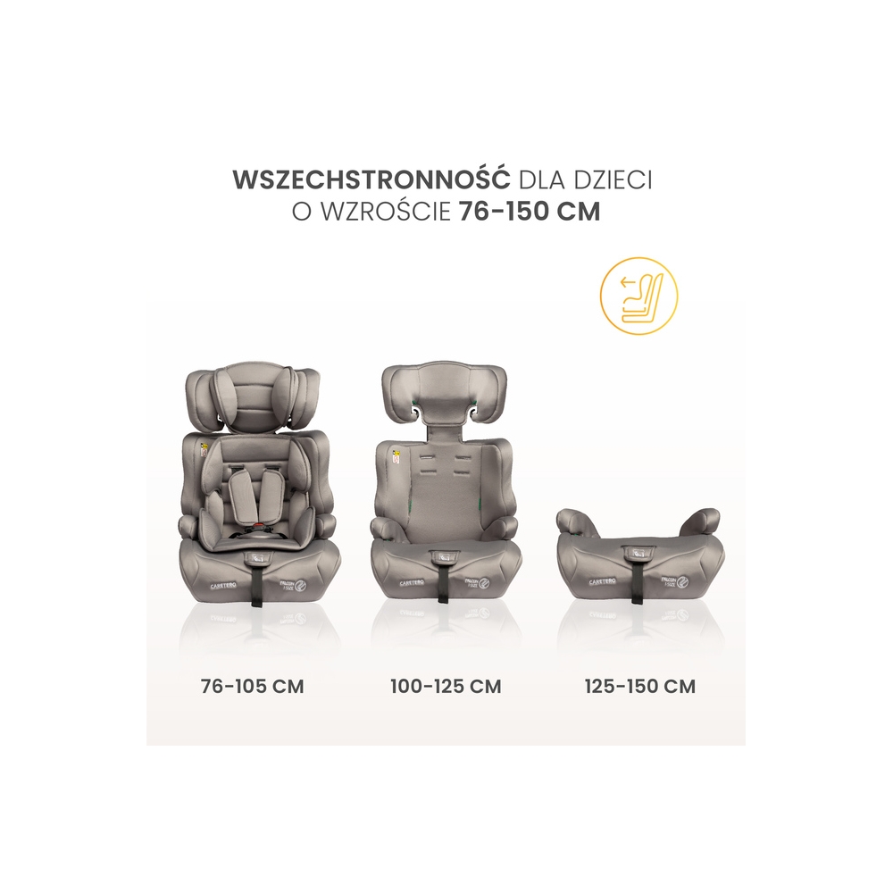 Automobilinė kėdutė Caretero FALCON I-Size, 76-150 cm, Pink-Automobilinės kėdutės, 9-36 kg-e-vaikas