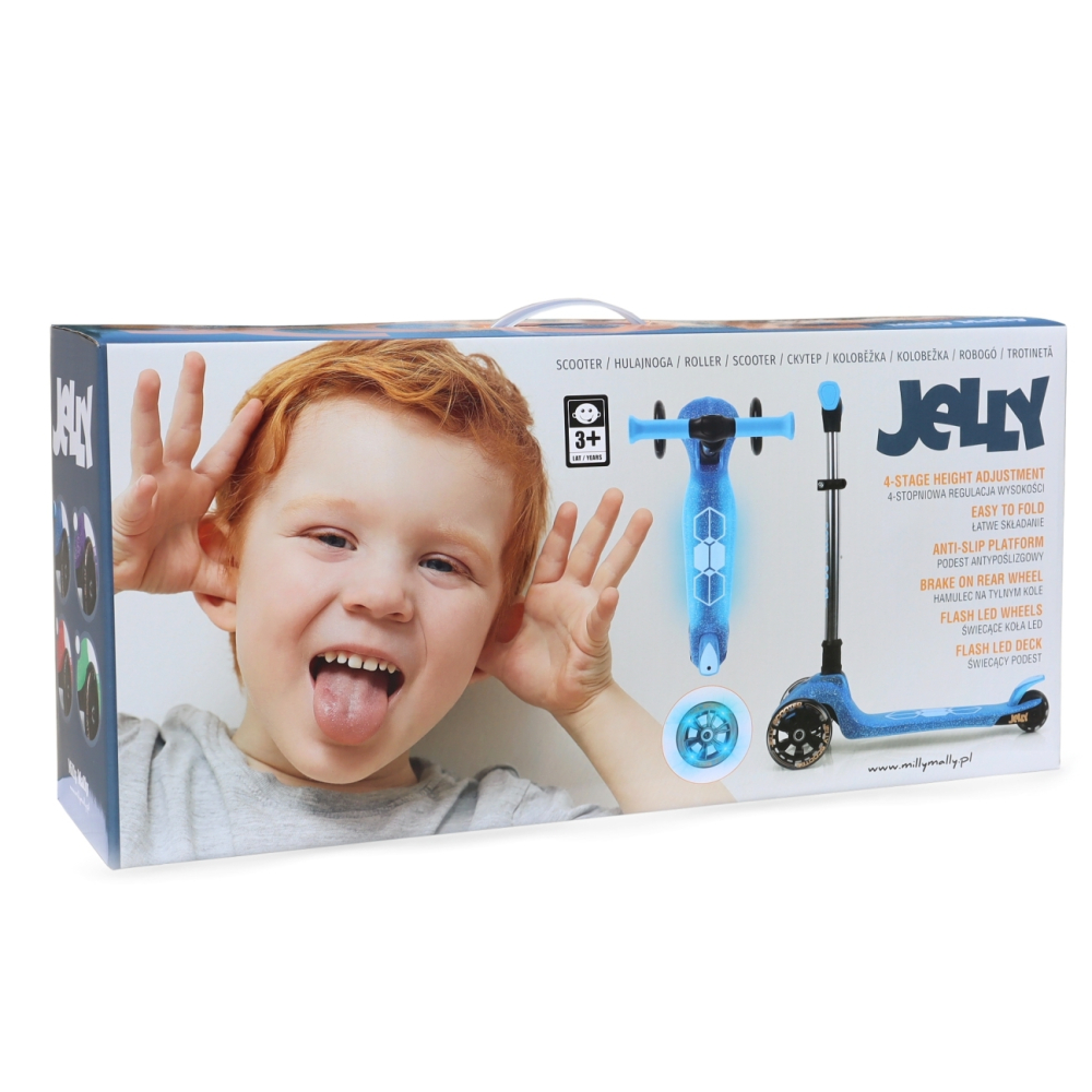 Paspirtukas Scooter Jelly, Blue-Judėjimui, Paspirtukai vaikams-e-vaikas