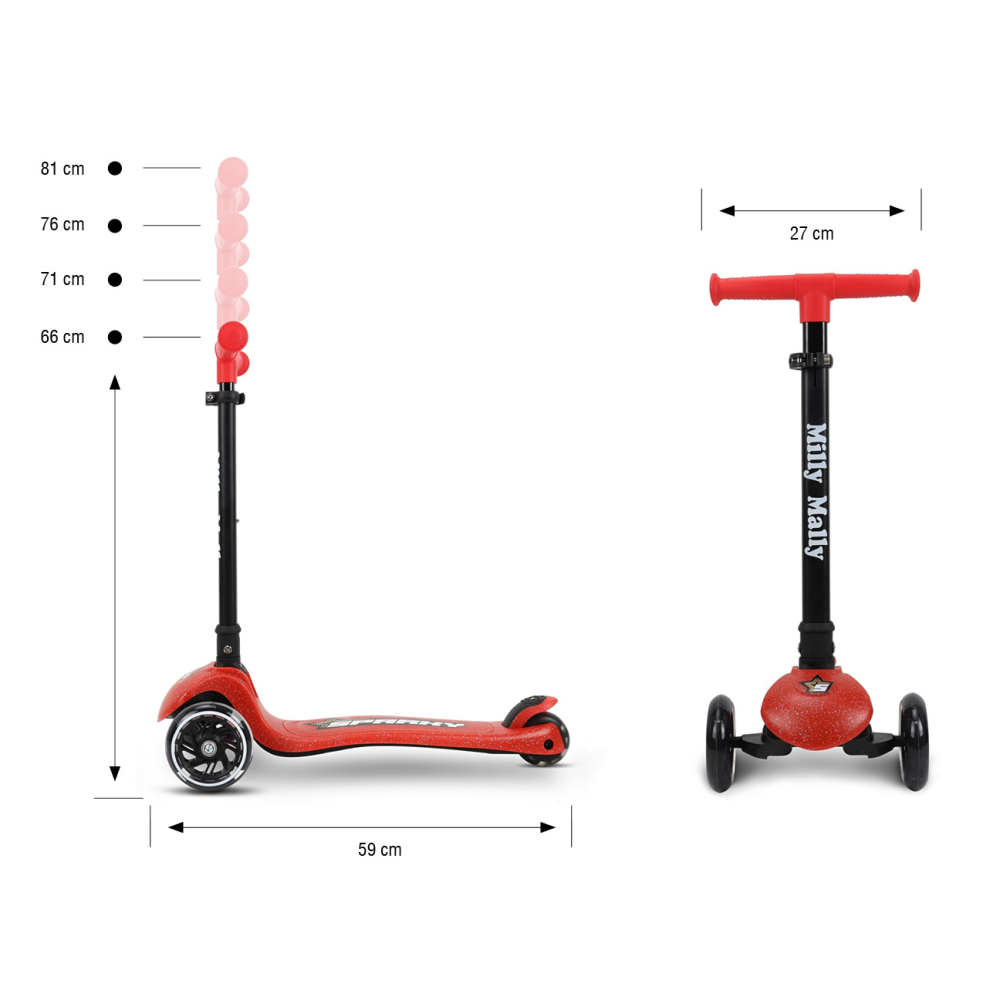 Paspirtukas Sparky, Red-Judėjimui, Paspirtukai vaikams-e-vaikas
