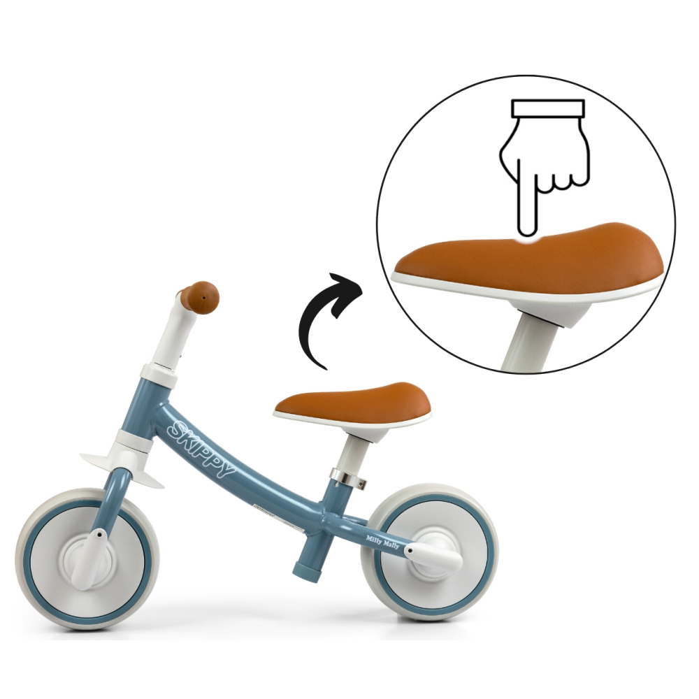 Balansinis dviratis Skippy, Blue-Judėjimui, Balansiniai dviratukai-e-vaikas