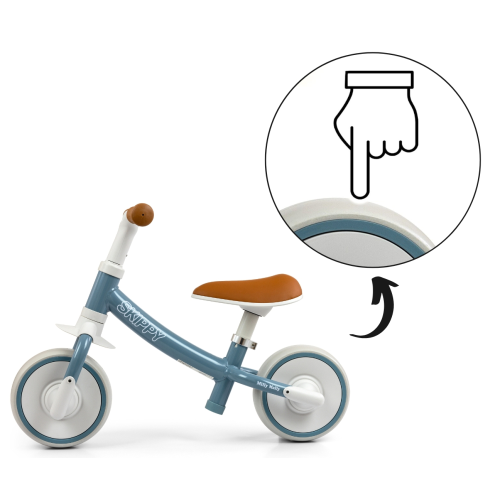Balansinis dviratis Skippy, Blue-Judėjimui, Balansiniai dviratukai-e-vaikas