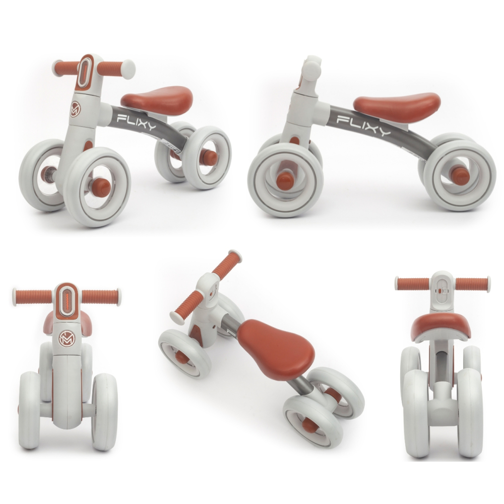Balansinis dviratukas Flixy, Grey-Judėjimui, Balansiniai dviratukai-e-vaikas