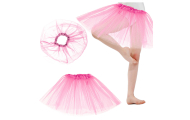 Tutu tiulio sijonas kostiumas rožinis-Drabužiai ir aksesuarai, Karnavalinė apranga-e-vaikas