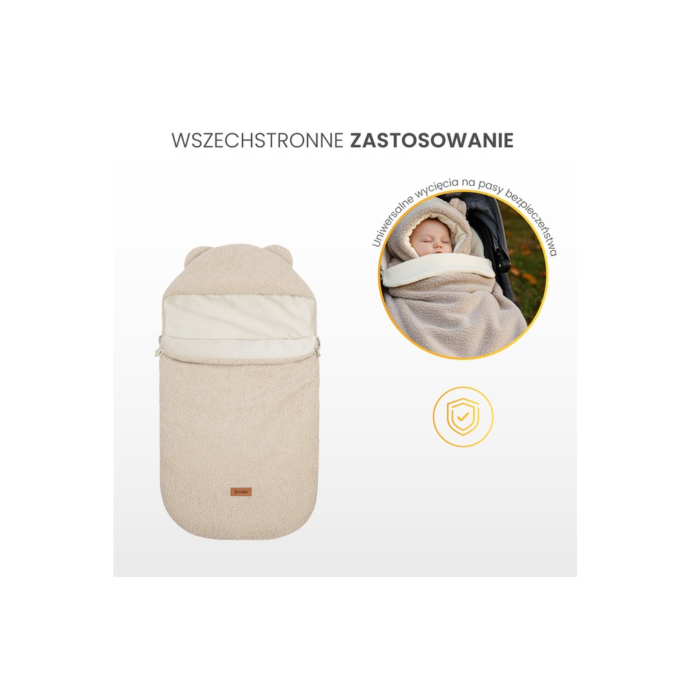 ŚPIWOREK 3w1 BARANEK JASNY BEŻ