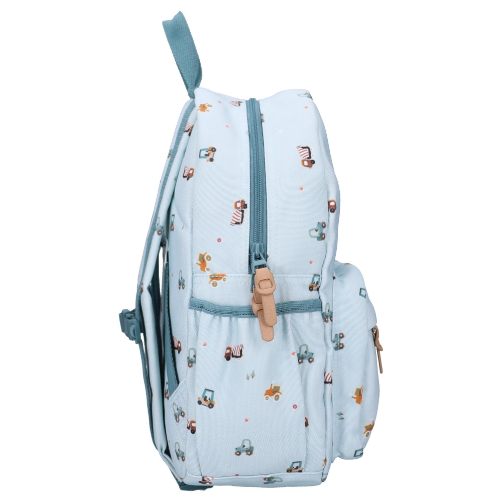 Vaikiškas kuprinė „L Little Story Blue“ KIDZROOM-Drabužiai ir aksesuarai, Aksesuarai, Rankinės, kuprinės, lagaminai-e-vaikas