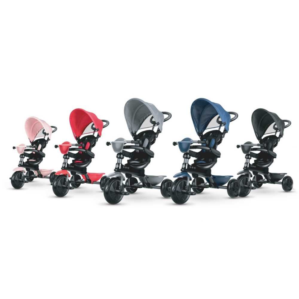 Triratis Qplay Cosy, Pink-Judėjimui, Triratukai vaikams-e-vaikas
