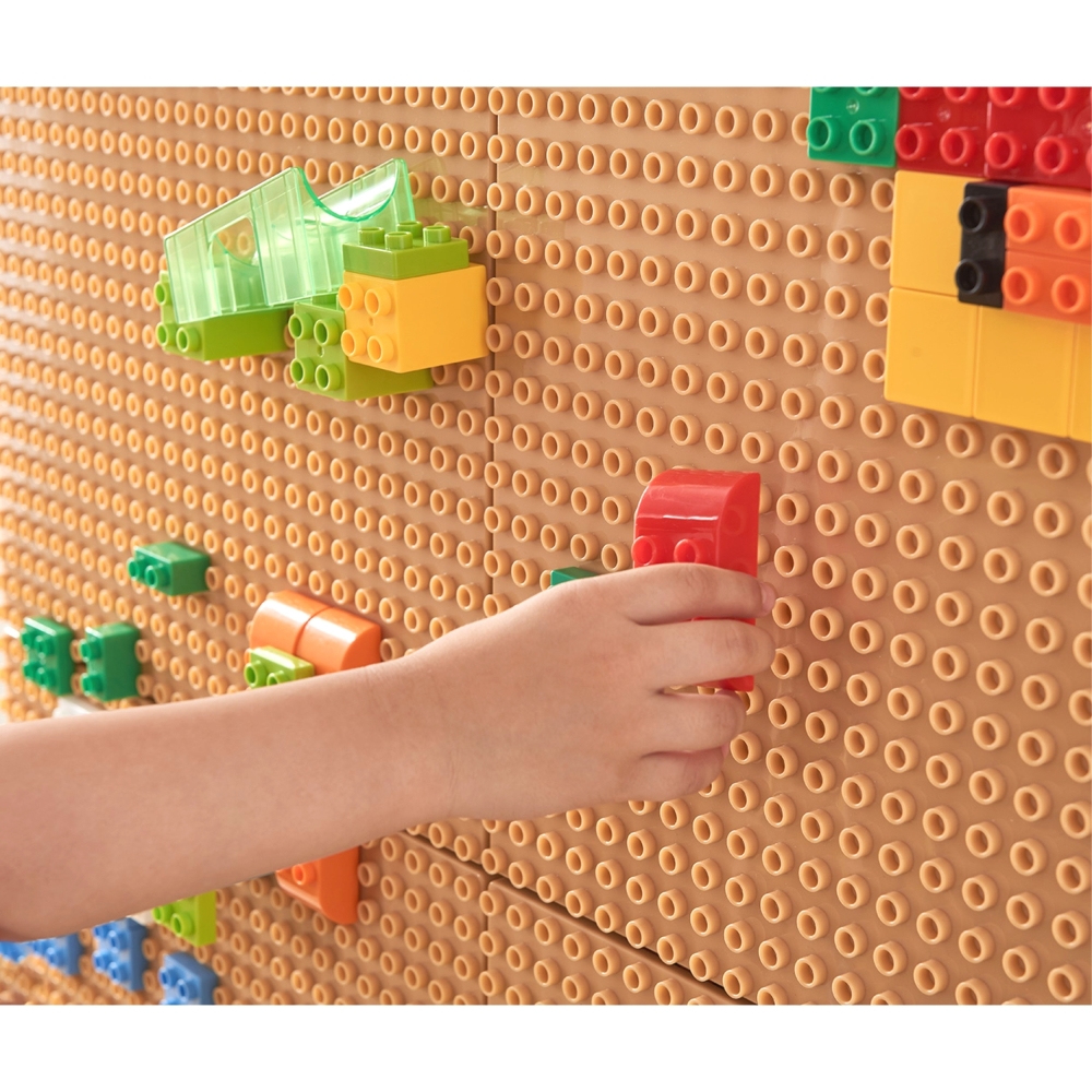Statybinių kaladėlių rinkinys MASTERKIDZ STEM 563 el. su plokščių perdangomis 4 vnt.