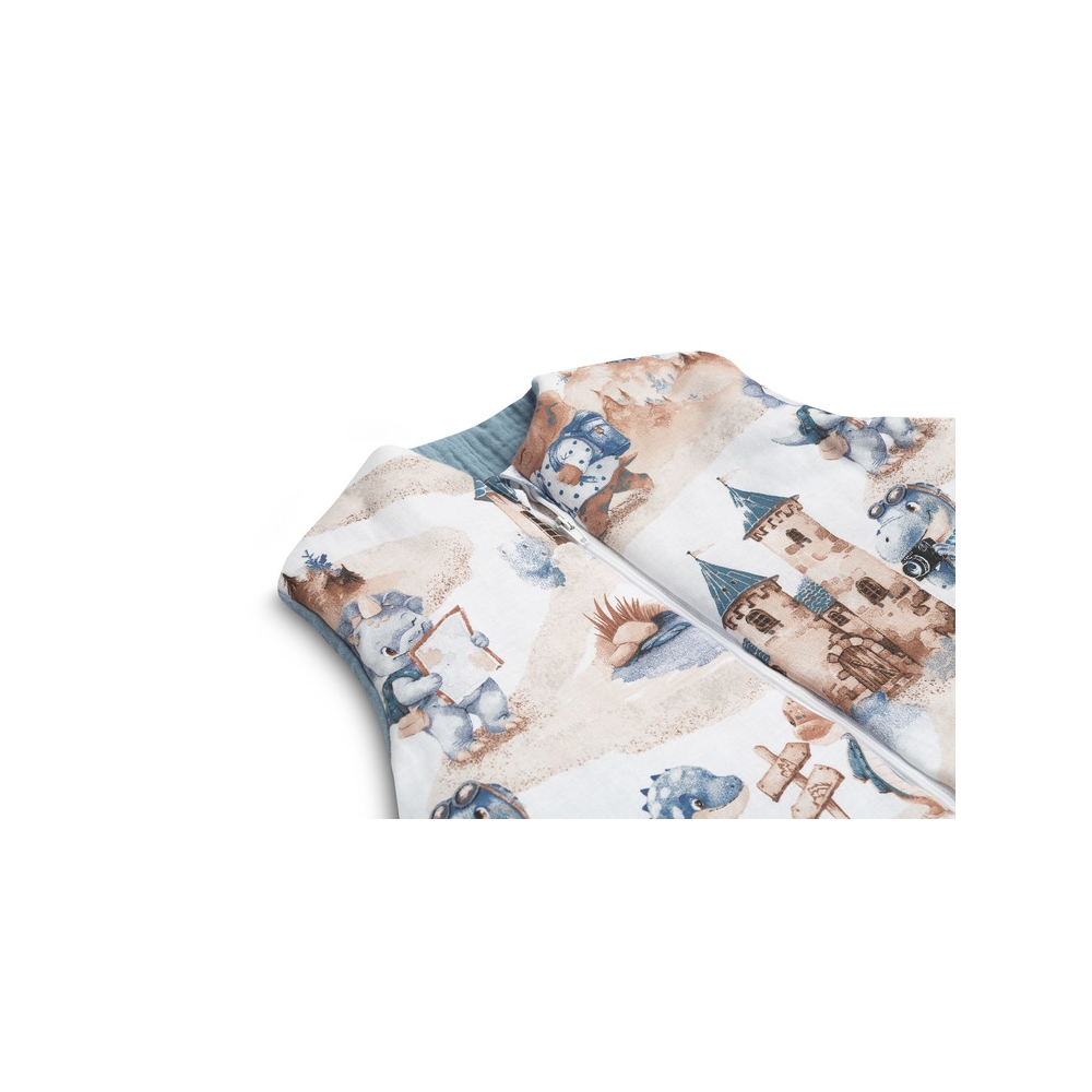 APŠILTINTAS MIEGMAIŠIS XL DENIM DRAGONS TOG 2.