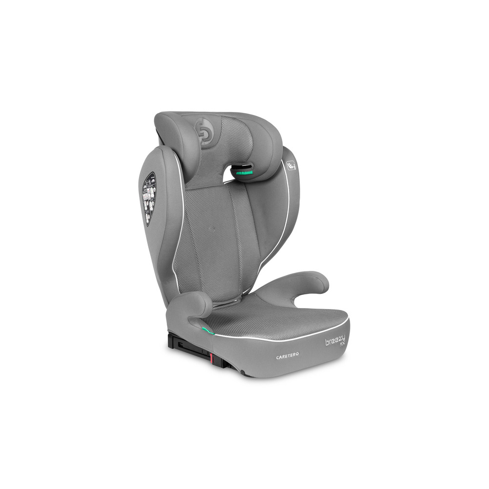 Automobilinė kėdutė Caretero BREEZY FIX 15-36 kg, Grey-Automobilinės kėdutės, 15-36 kg-e-vaikas