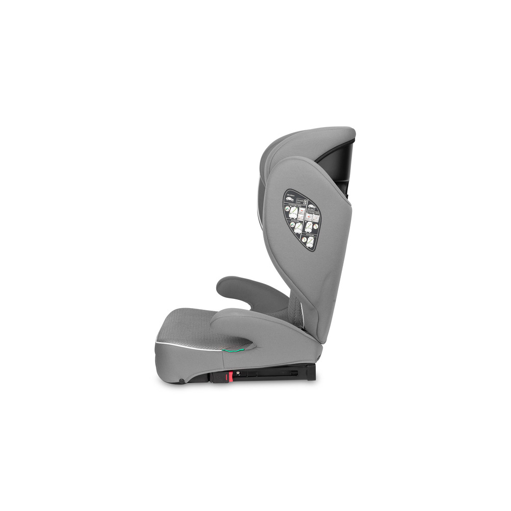 Automobilinė kėdutė Caretero BREEZY FIX 15-36 kg, Grey-Automobilinės kėdutės, 15-36 kg-e-vaikas