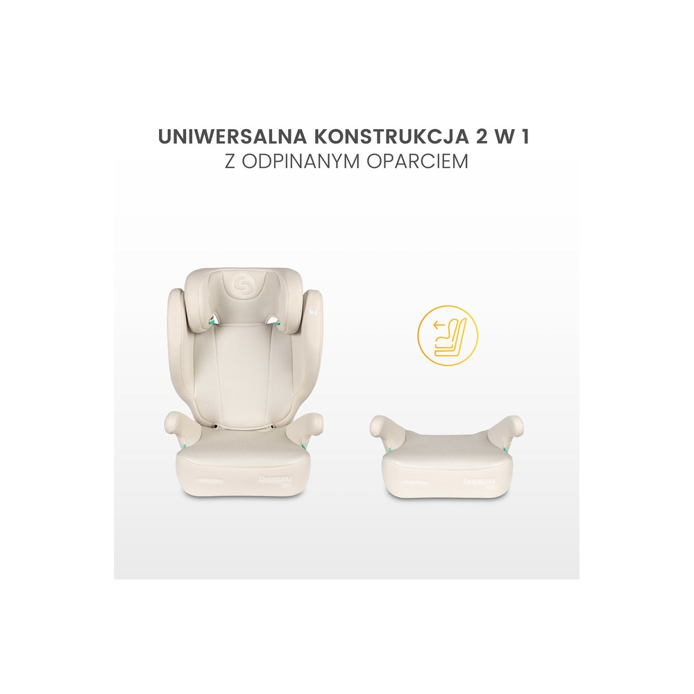 Automobilinė kėdutė Caretero BREEZY FIX 15-36 kg, Grey-Automobilinės kėdutės, 15-36 kg-e-vaikas