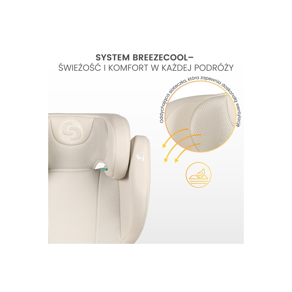 Automobilinė kėdutė Caretero BREEZY FIX 15-36 kg, Grey-Automobilinės kėdutės, 15-36 kg-e-vaikas
