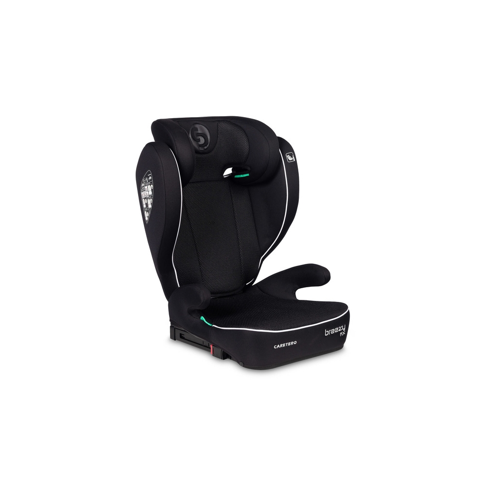 Automobilinė kėdutė Caretero BREEZY FIX 15-36 kg, Black-Automobilinės kėdutės, 15-36 kg-e-vaikas