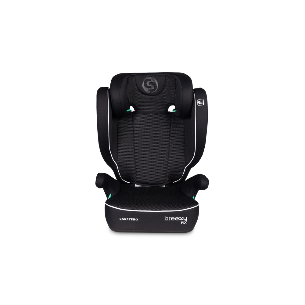 Automobilinė kėdutė Caretero BREEZY FIX 15-36 kg, Black-Automobilinės kėdutės, 15-36 kg-e-vaikas