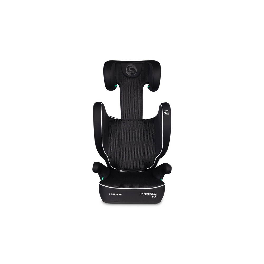 Automobilinė kėdutė Caretero BREEZY FIX 15-36 kg, Black-Automobilinės kėdutės, 15-36 kg-e-vaikas