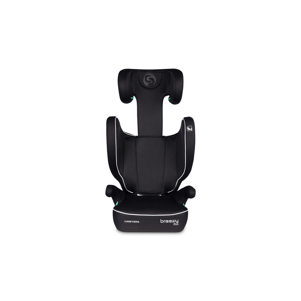Automobilinė kėdutė Caretero BREEZY FIX 15-36 kg, Black-Automobilinės kėdutės, 15-36 kg-e-vaikas