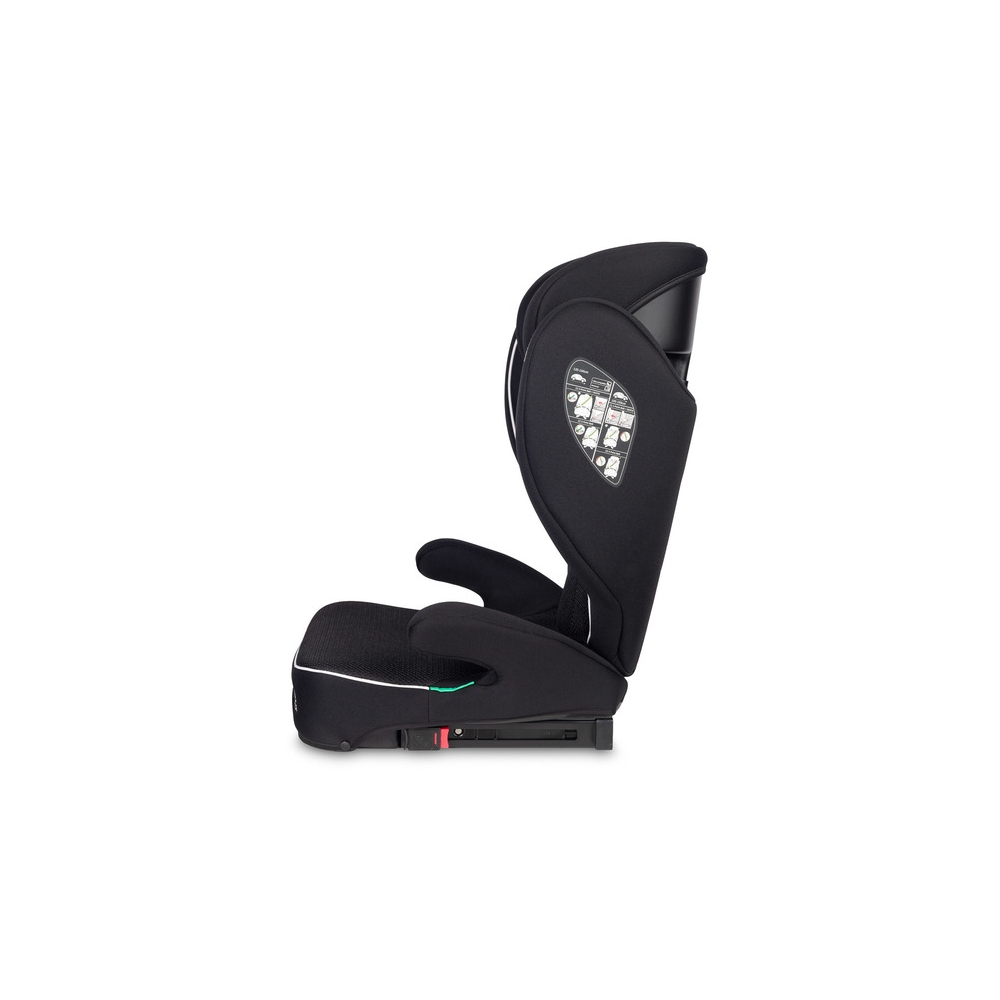 Automobilinė kėdutė Caretero BREEZY FIX 15-36 kg, Black-Automobilinės kėdutės, 15-36 kg-e-vaikas