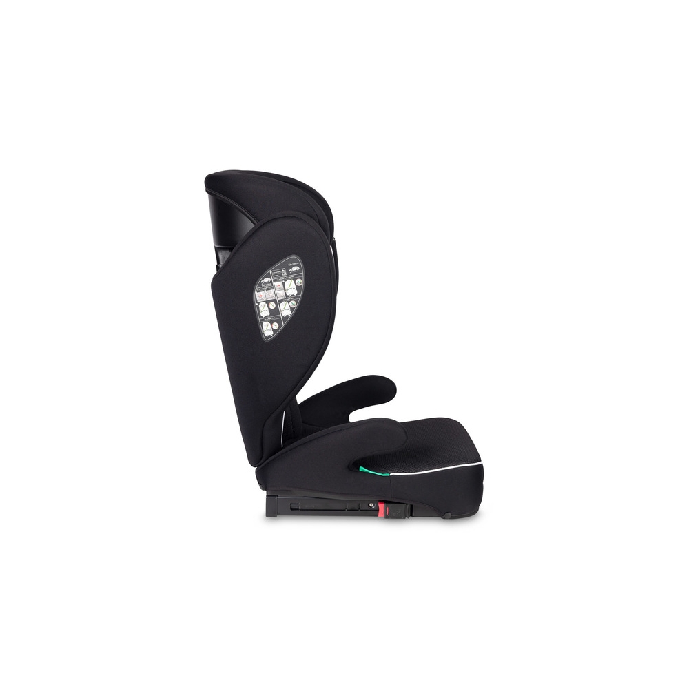 FOTELIK BREEZY FIX BLACK (100-150cm)