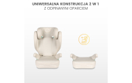 Automobilinė kėdutė Caretero BREEZY FIX 15-36 kg, Black-Automobilinės kėdutės, 15-36 kg-e-vaikas