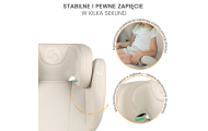 Automobilinė kėdutė Caretero BREEZY FIX 15-36 kg, Black-Automobilinės kėdutės, 15-36 kg-e-vaikas