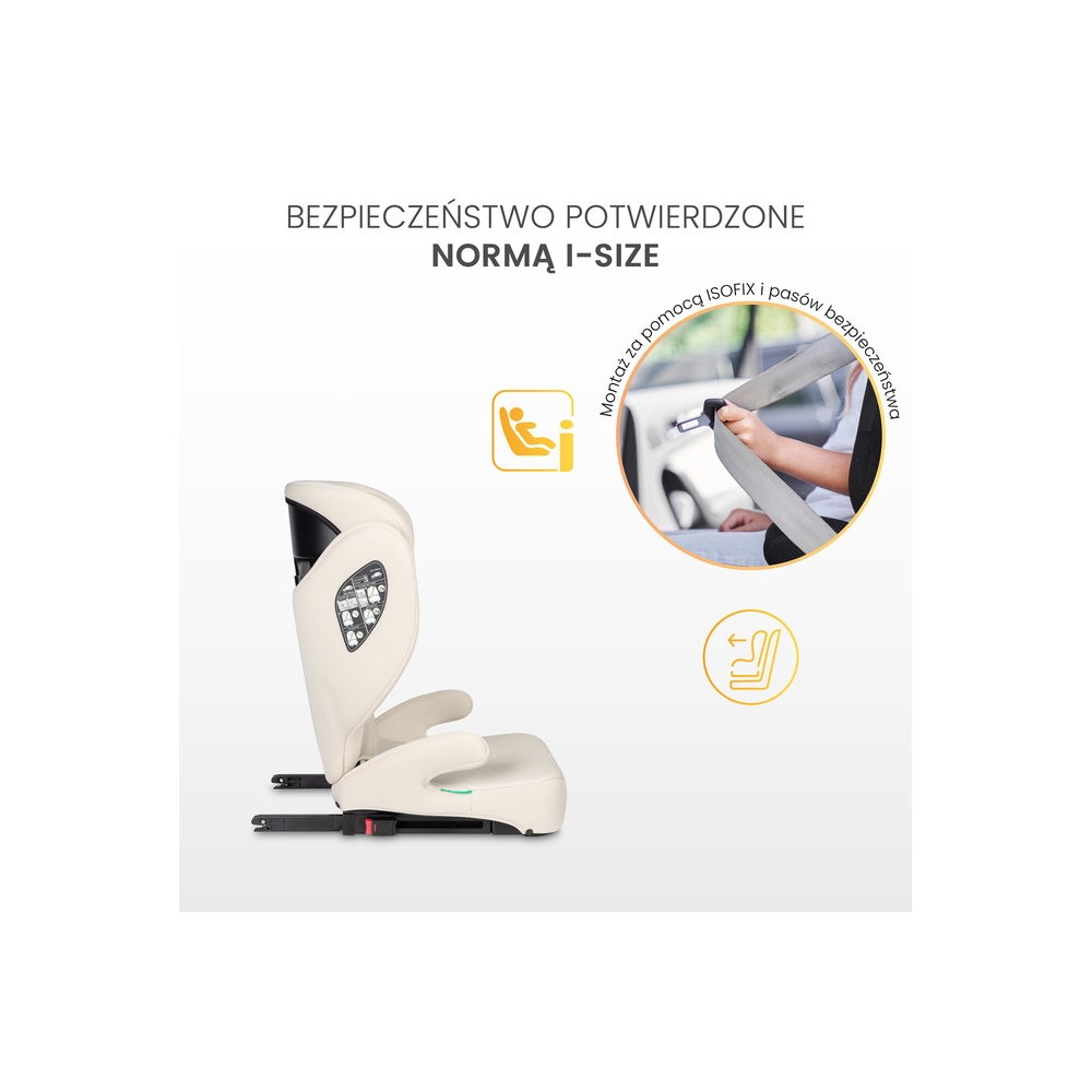 Automobilinė kėdutė Caretero BREEZY FIX 15-36 kg, Beige-Automobilinės kėdutės, 15-36 kg-e-vaikas