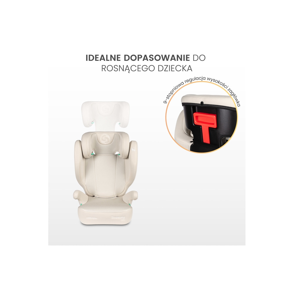 Automobilinė kėdutė Caretero BREEZY FIX 15-36 kg, Beige-Automobilinės kėdutės, 15-36 kg-e-vaikas