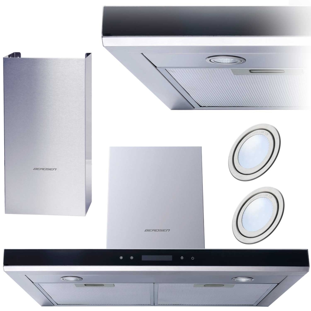 Kamininis gartraukis 60 cm Berdsen BE-60A-T2 INOX-Namai, laisvalaikis, turizmas, Virtuvei-e-vaikas