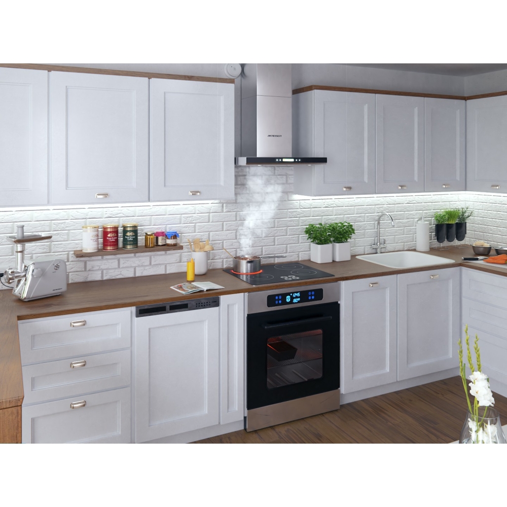 Kamininis gartraukis 60 cm Berdsen BE-60A-T2 INOX-Namai, laisvalaikis, turizmas, Virtuvei-e-vaikas