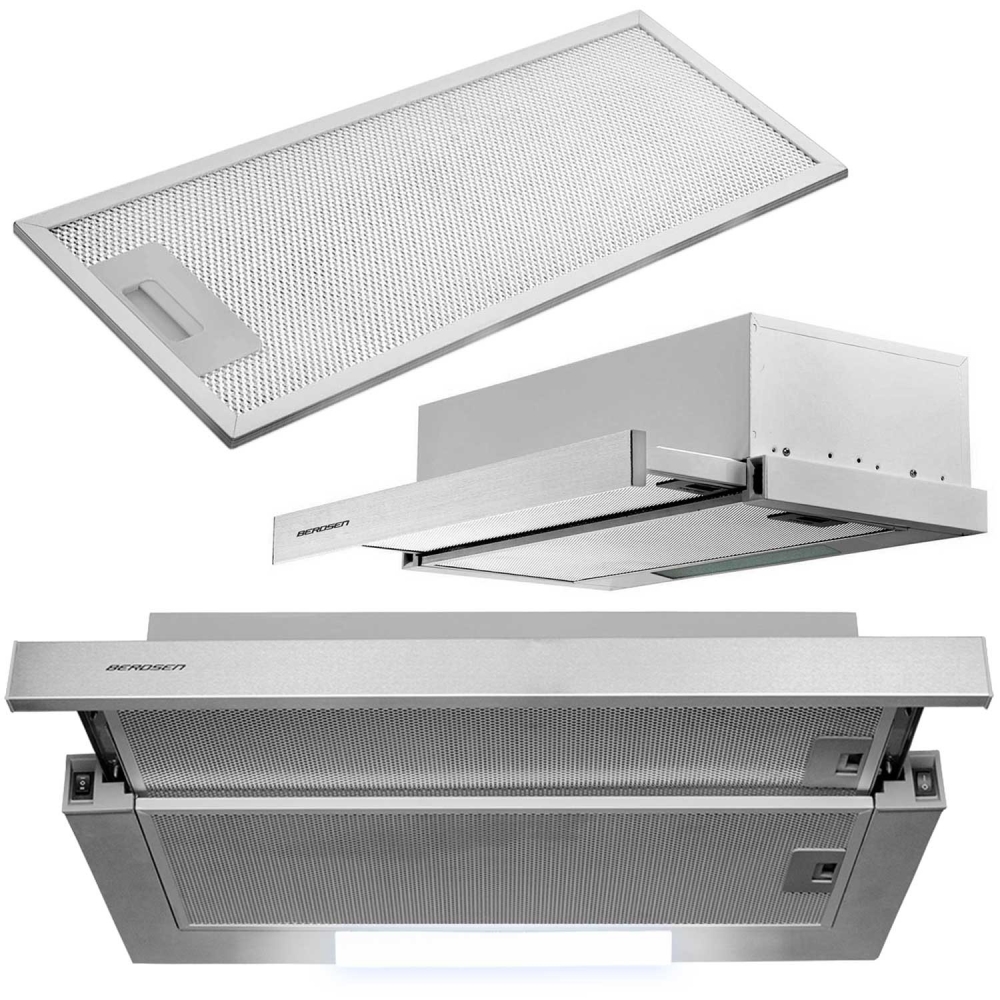 Teleskopinis gartraukis Berdsen BE-60-LW 60 cm INOX-Namai, laisvalaikis, turizmas, Virtuvei-e-vaikas