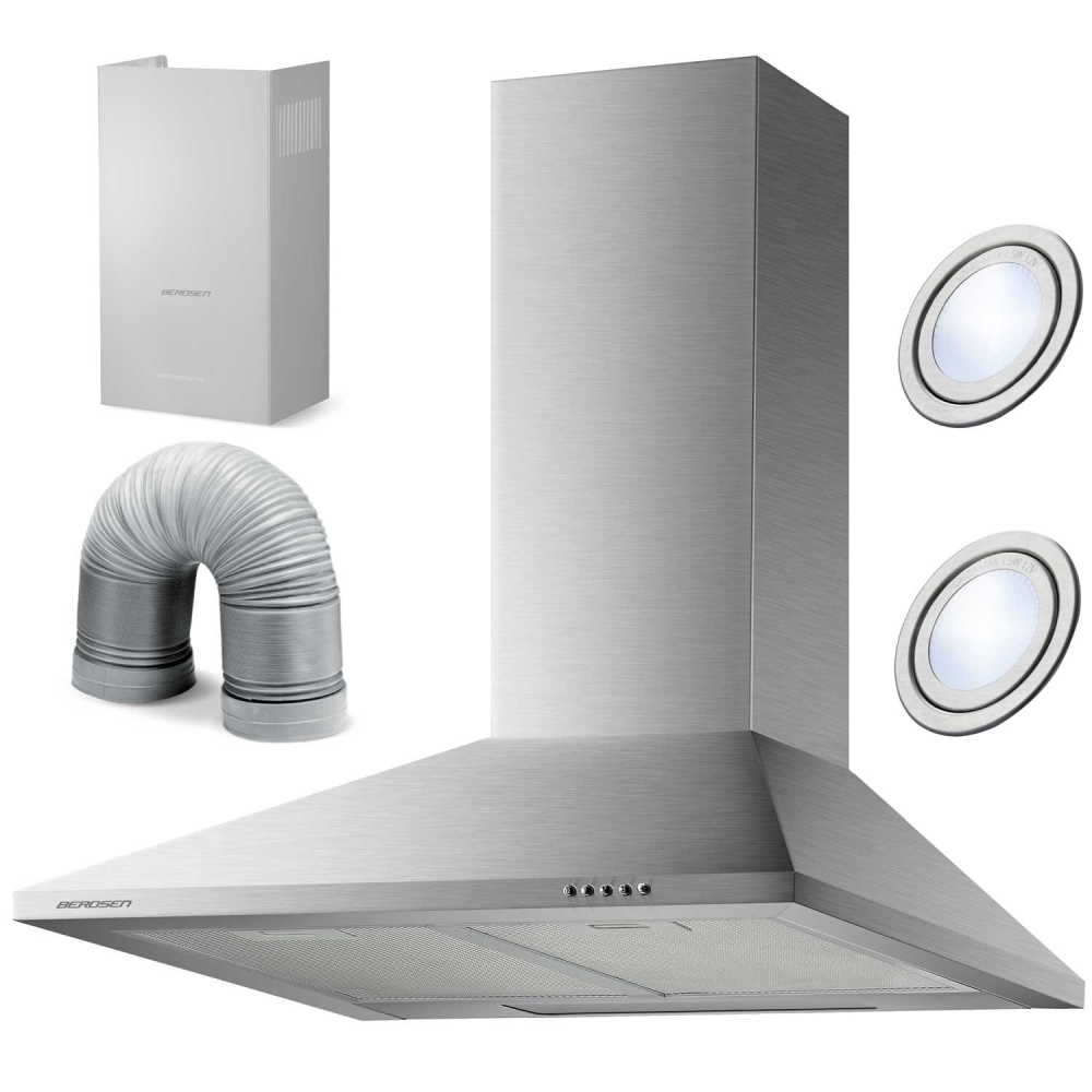Kamininis gartraukis 60 cm Berdsen BT-213 INOX-Namai, laisvalaikis, turizmas, Virtuvei-e-vaikas