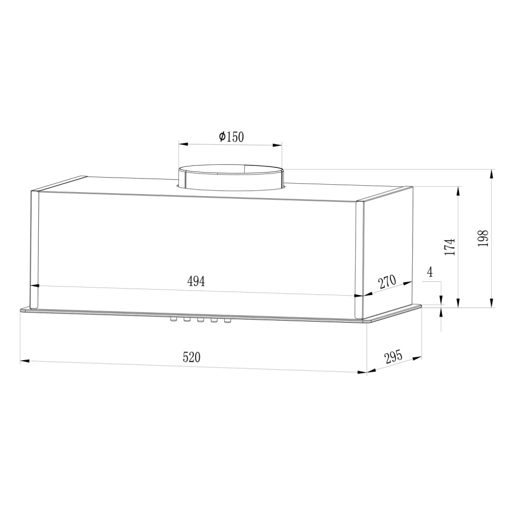 Gartraukis BT-236 52 cm juodos spalvos-Namai, laisvalaikis, turizmas, Virtuvei-e-vaikas