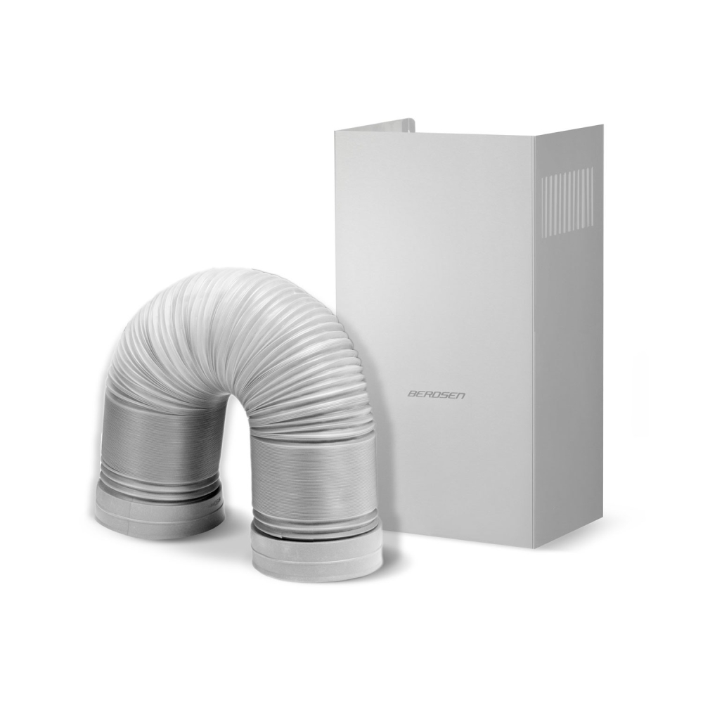 Kamininis gartraukis 60 cm Inox + juodas BT-209-Namai, laisvalaikis, turizmas, Virtuvei-e-vaikas
