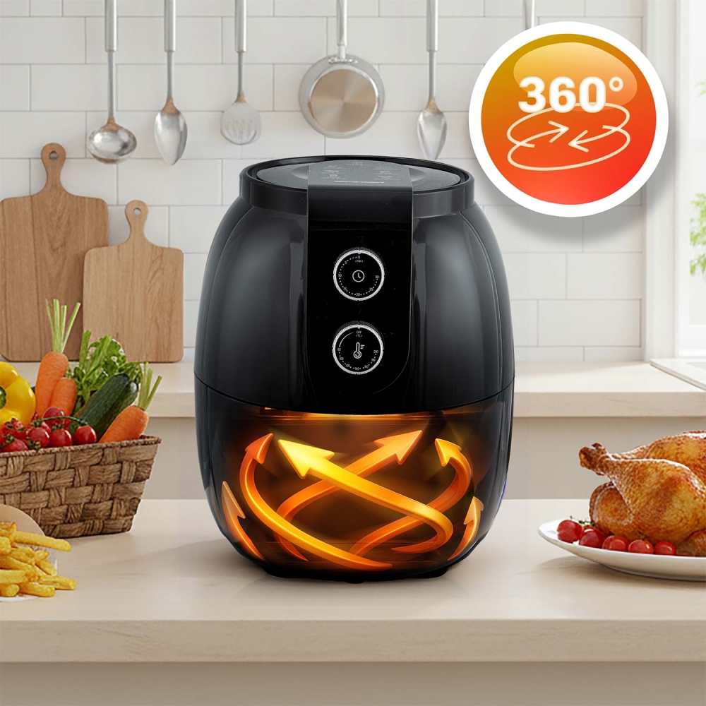 Karšto oro gruzdintuvė 3,6 l Berdsen BD-650-Namai, laisvalaikis, turizmas, Virtuvei-e-vaikas