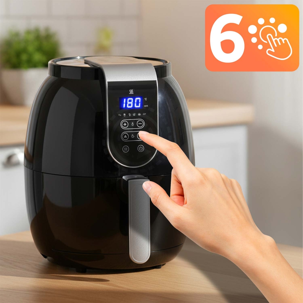 Karšto oro gruzdintuvė 3,6 l Berdsen BD-651-Namai, laisvalaikis, turizmas, Virtuvei-e-vaikas